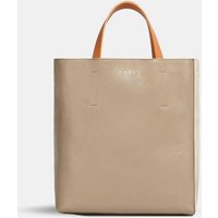 Sac cabas vertical en cuir Museo – Marni