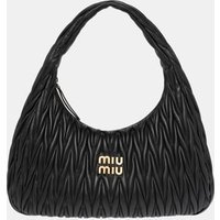 Sac hobo en cuir nappa matelassé – Miu Miu
