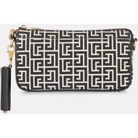 Sac pochette B-Army en canvas monogramme – Balmain