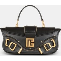 Sac pochette Blaze en cuir lisse – Balmain