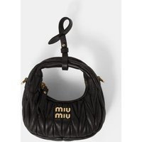 Sac pochette Hobo Miu Wander en cuir nappa matelassé – Miu Miu