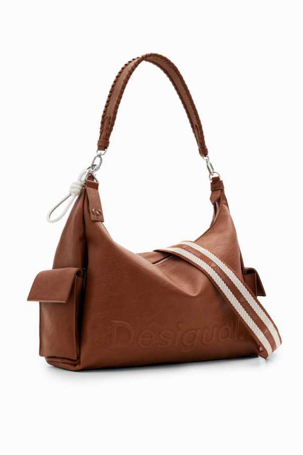 Sac porté épaule L logo Desigual