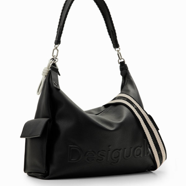 Sac porté épaule L logo Desigual