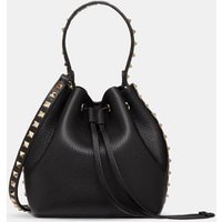 Sac seau Rockstud en cuir grainé – Valentino Garavani