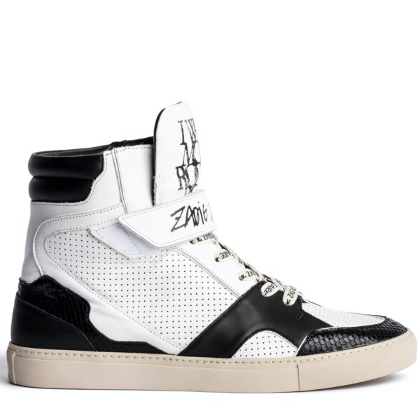 Sneakers Montantes Zv1747 High Flash Blanc - Taille 43 - Homme