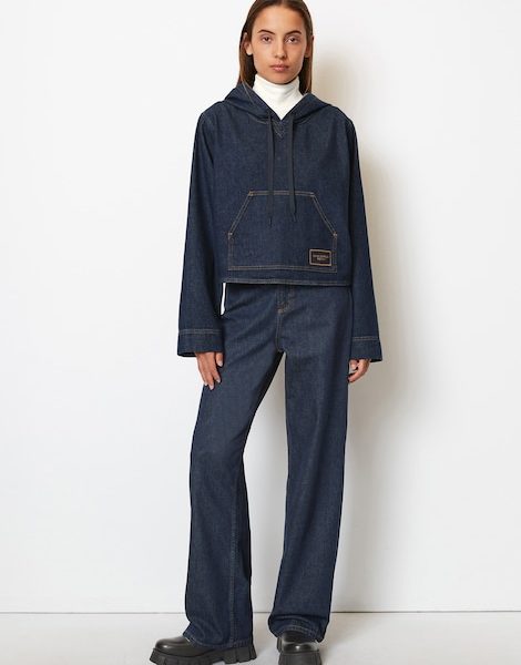 Sweat-shirt en jean loose - Marc O'Polo
