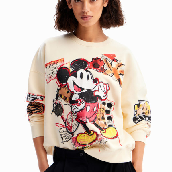 Sweat-shirt oversize Mickey Mouse – Desigual