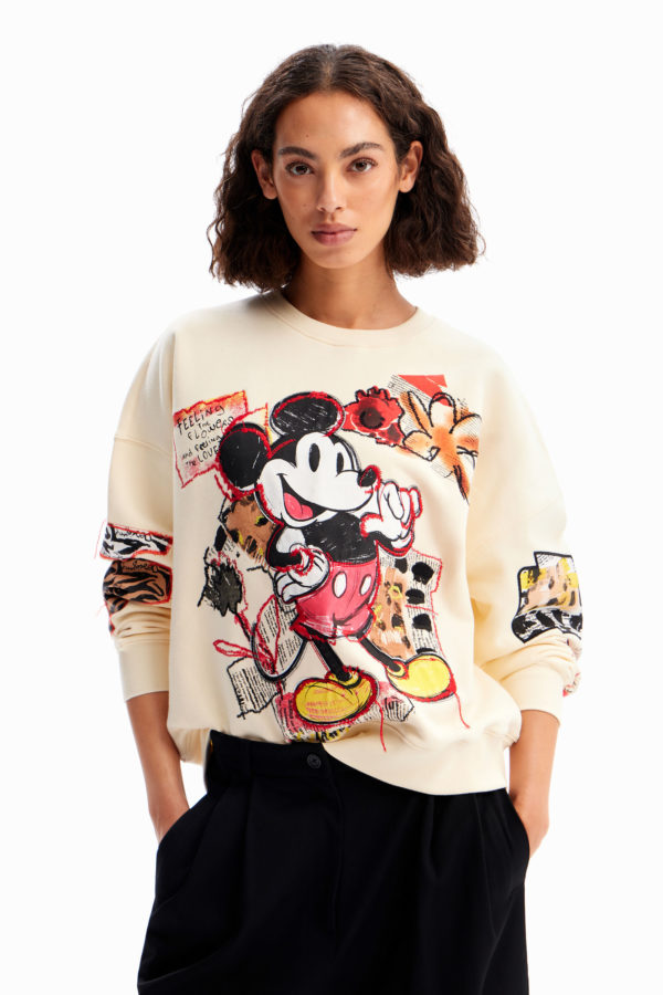 Sweat-shirt oversize Mickey Mouse Desigual