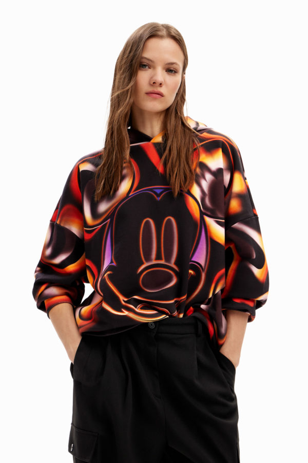 Sweat-shirt oversize Mickey Mouse Desigual