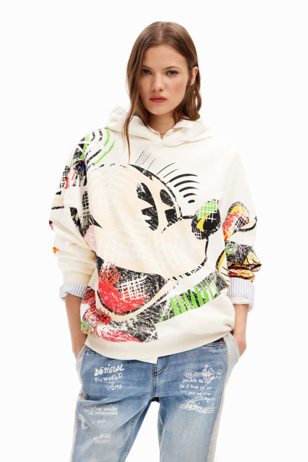 Sweat-shirt oversize Mickey Mouse Desigual