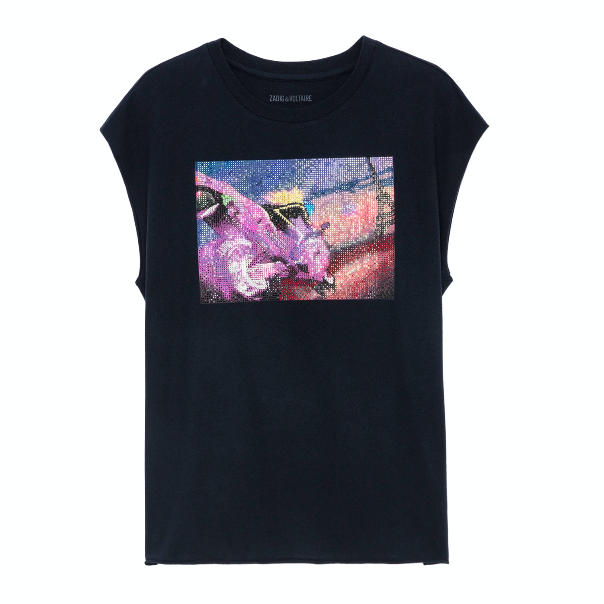 T-Shirt Cecilia Moon Encre - Taille S - Femme
