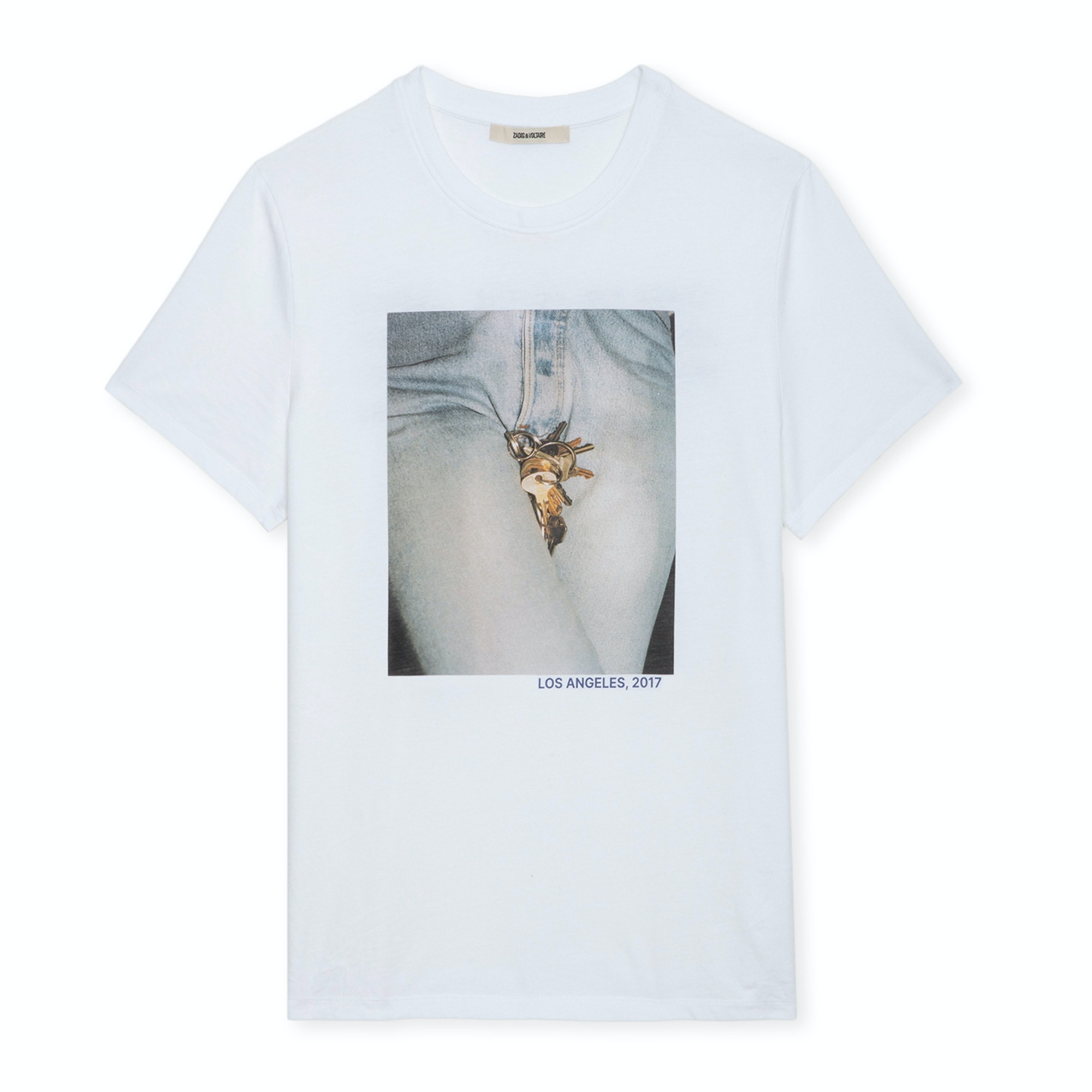 T-Shirt Tommy Photoprint Blanc - Taille Xl - Homme