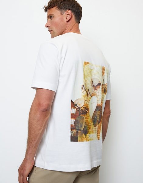 T-shirt imprimé dans le dos de coupe regular - Marc O'Polo