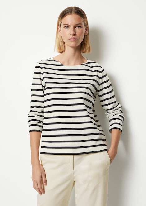 T-shirt long style breton regular - Marc O'Polo