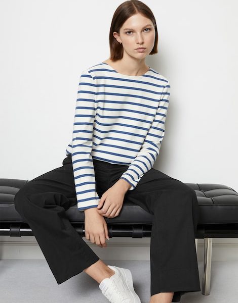 T-shirt long style breton regular - Marc O'Polo