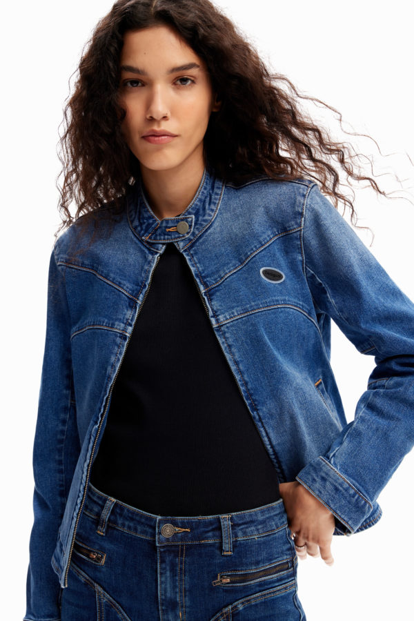 Veste biker jean Desigual