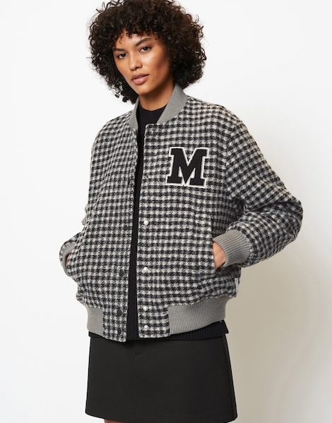 Veste collège à carreaux regular - Marc O'Polo