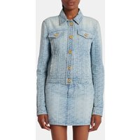 Veste en denim à monogramme - Balmain