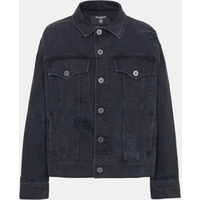 Veste en denim effet usé - Balmain