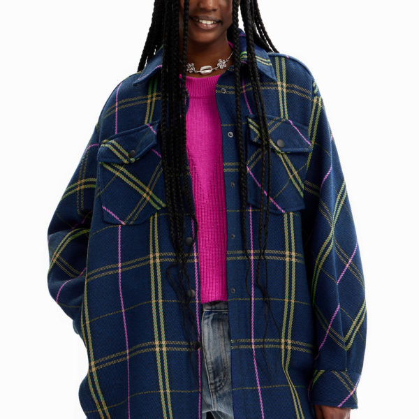 Veste surchemise carreaux Desigual