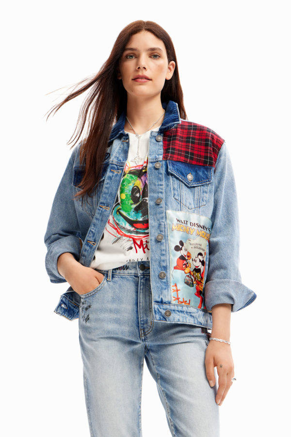 Veste trucker jean Mickey Mouse Desigual