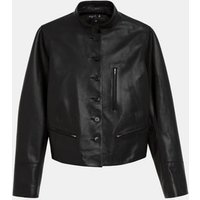 blouson tambourin en cuir d’agneau – Agnes B.