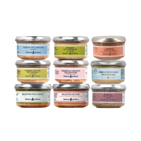L'assortiment terroir - 9 spécialités-Comtesse du Barry
