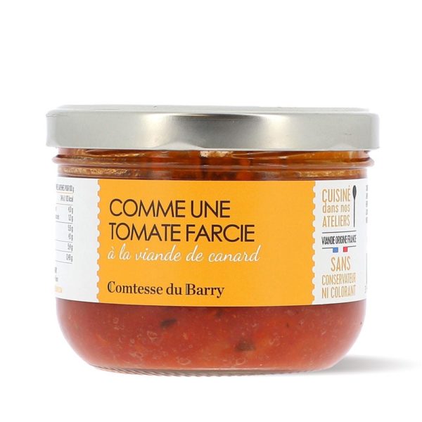 Comme une tomate farcie à la viande de canard-Comtesse du Barry