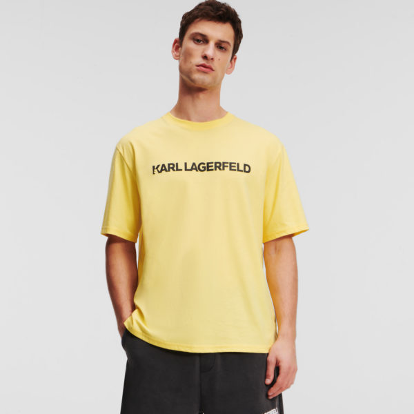 Karl Lagerfeld, T-shirt À Logo Karl, Homme, 675, Taille: XXXL Karl Lagerfeld