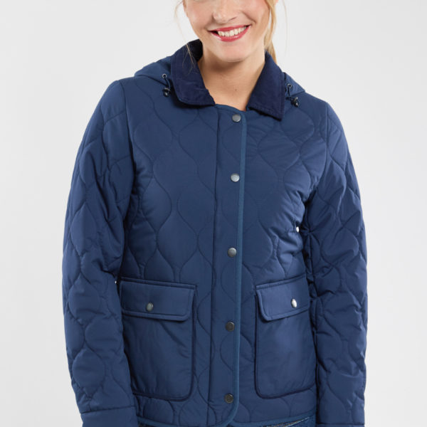 BERMUDES Veste matelassée BUROS Femme MARINE L – 42