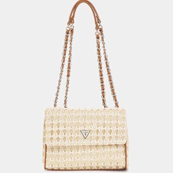 Sac À Bandoulière Merrill Raphia - Guess