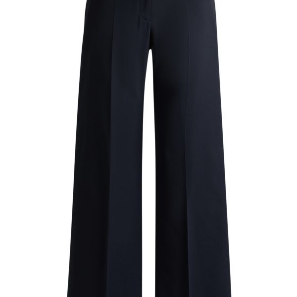 Pantalon Regular évasé à taille haute – Hugo Boss
