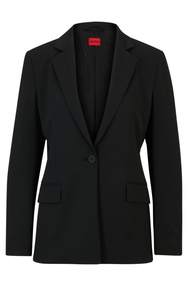 Hugo Boss Veste Regular à revers crantés