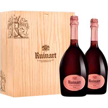 Champagne Ruinart – Brut Rosé – Coffret Duo