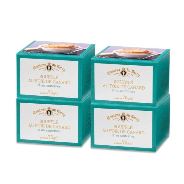 Lot de 4 Soufflés au foie de canard et au Sauternes-Comtesse du Barry