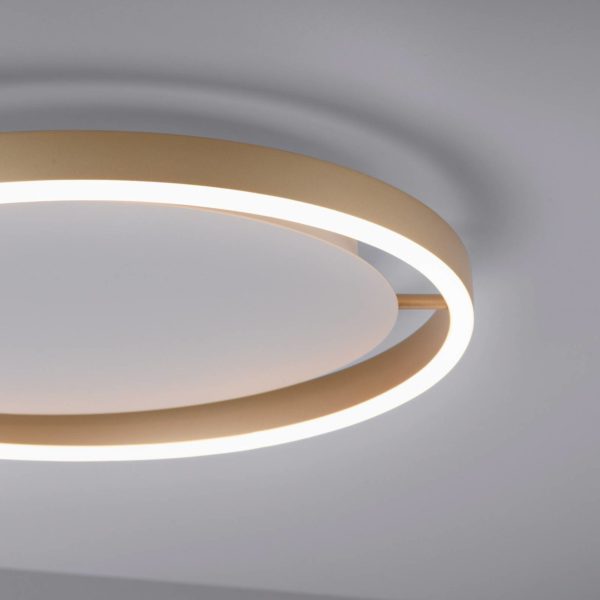 JUST LIGHT. Plafonnier LED Ritus, Ø 39,3 cm laiton mat JUST LIGHT.