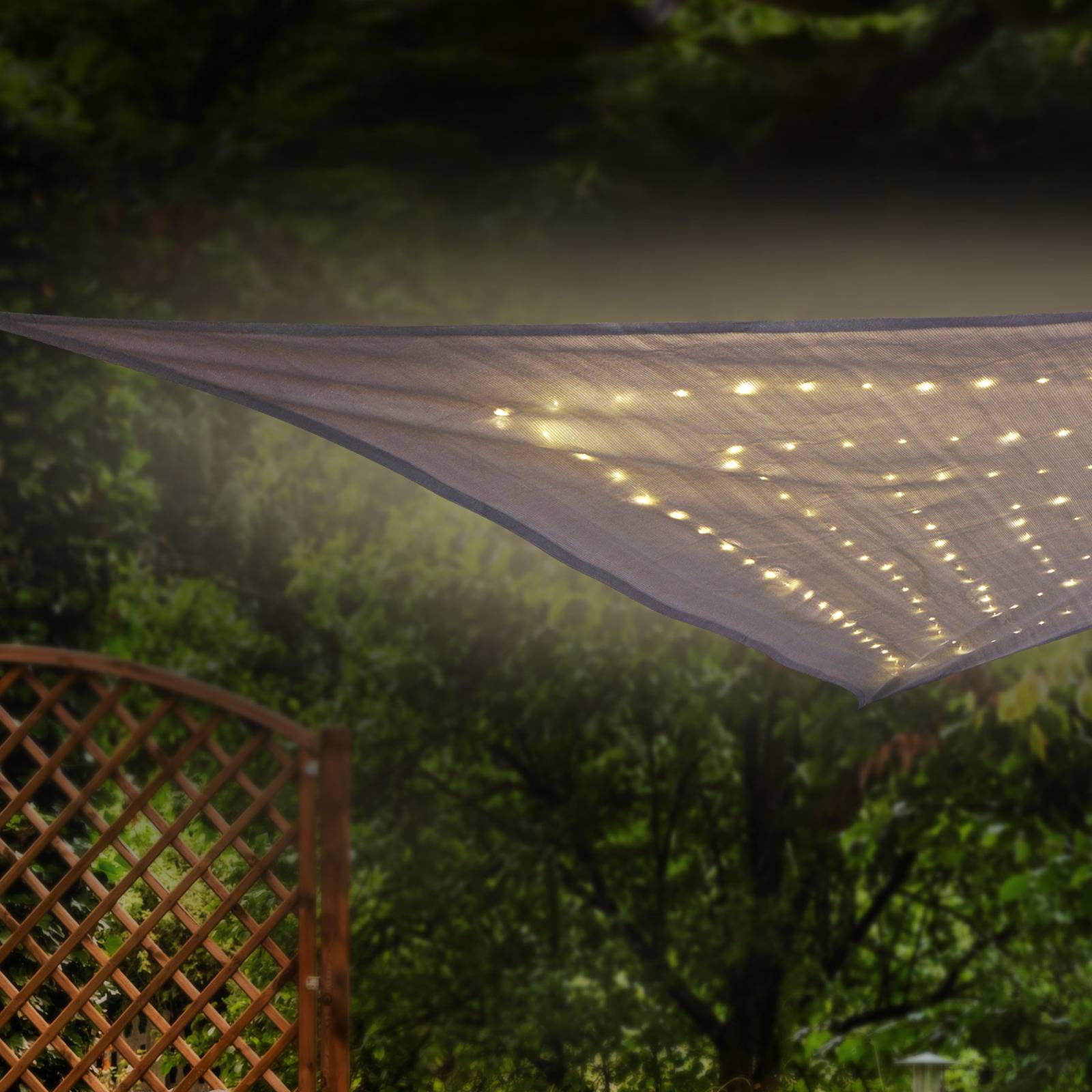 JUST LIGHT. Vélum solaire LED Voile JUST LIGHT.