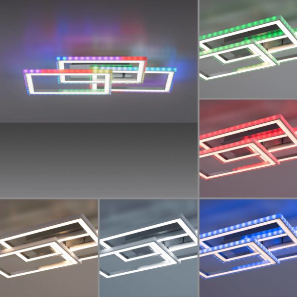 JUST LIGHT. Plafonnier LED Felix60, 54×33,5 cm JUST LIGHT.