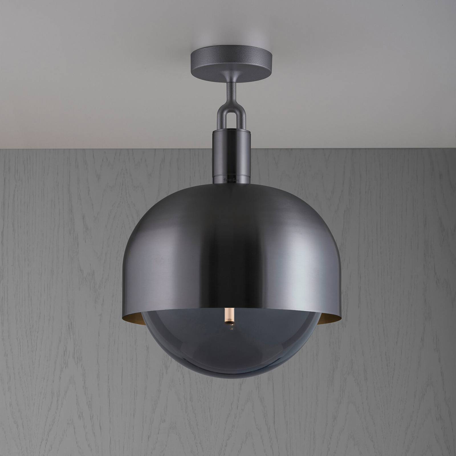 Buster + Punch Forked plafond Gunmetal/rauch Ø 34cm Buster + Punch