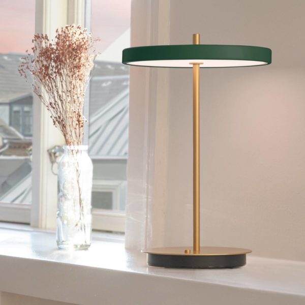 UMAGE Asteria Move lampe à poser LED, vert forêt UMAGE