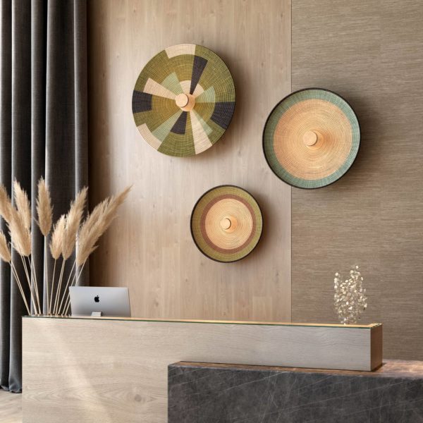 Forestier Grass L applique murale, bleu Forestier