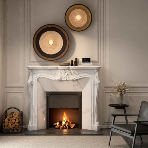 Forestier Grass XL applique murale, marron Forestier
