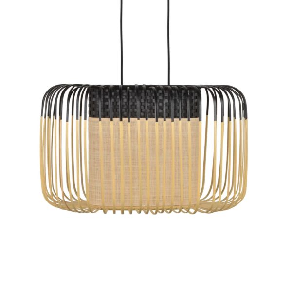 Forestier Bamboo oval S Suspension noir/naturel Forestier