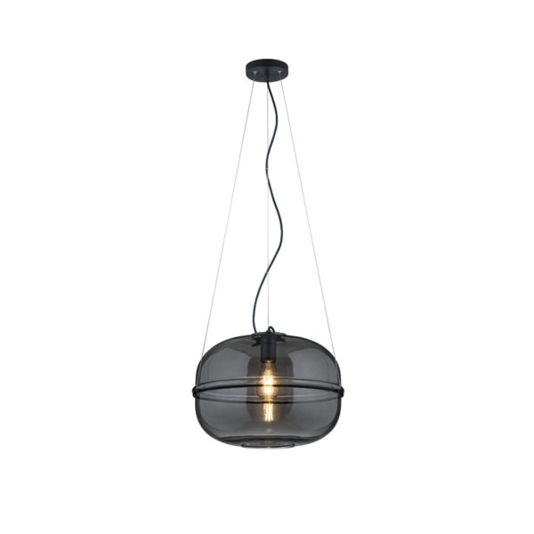 Trio Lighting Suspension Lorena en verre