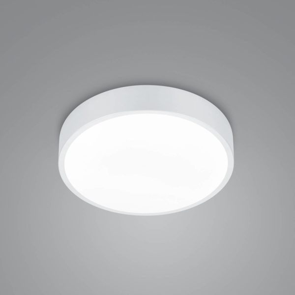 Trio Lighting Plafonnier LED Waco, CCT, Ø 31cm, blanc mat Trio Lighting