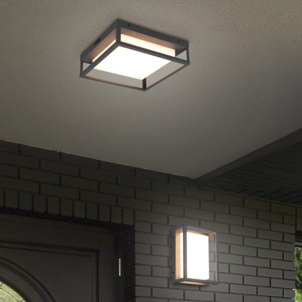 Trio Lighting Plafonnier d'extérieur LED Witham IP54