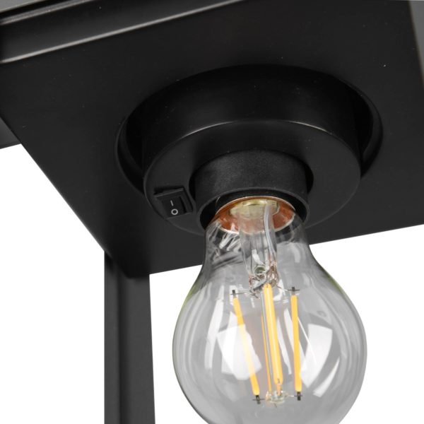 Trio Lighting Luminaire pour socle Lunga avec détecteur crépusculaire Trio Lighting