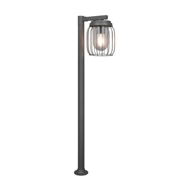 Trio Lighting Borne lumineuse Tuela, hauteur 100 cm, anthracite/clair Trio Lighting