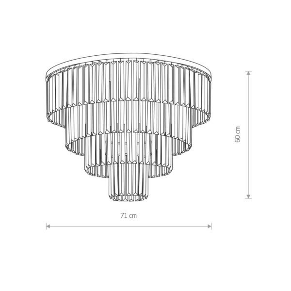 Euluna Plafonnier Cristal
