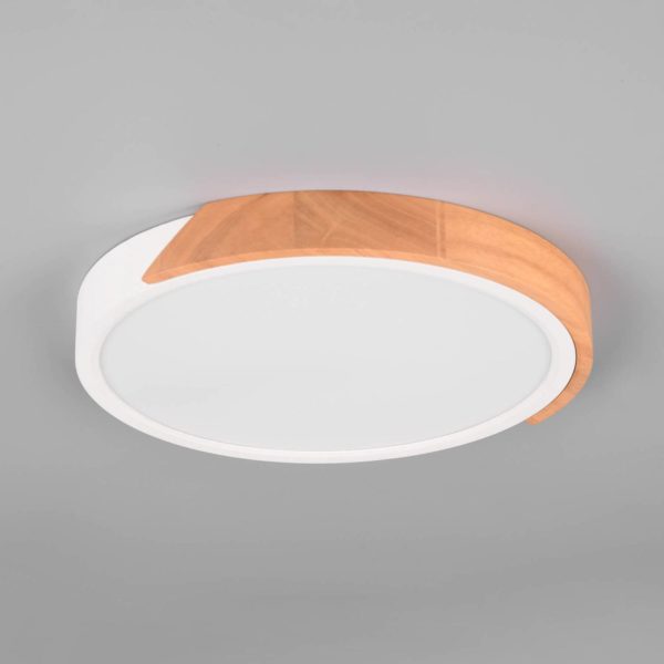 Reality Leuchten Plafonnier LED Jano, Ø 31,5 cm, 3 000 K, blanc Reality Leuchten